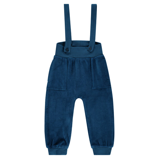 Velour Overalls