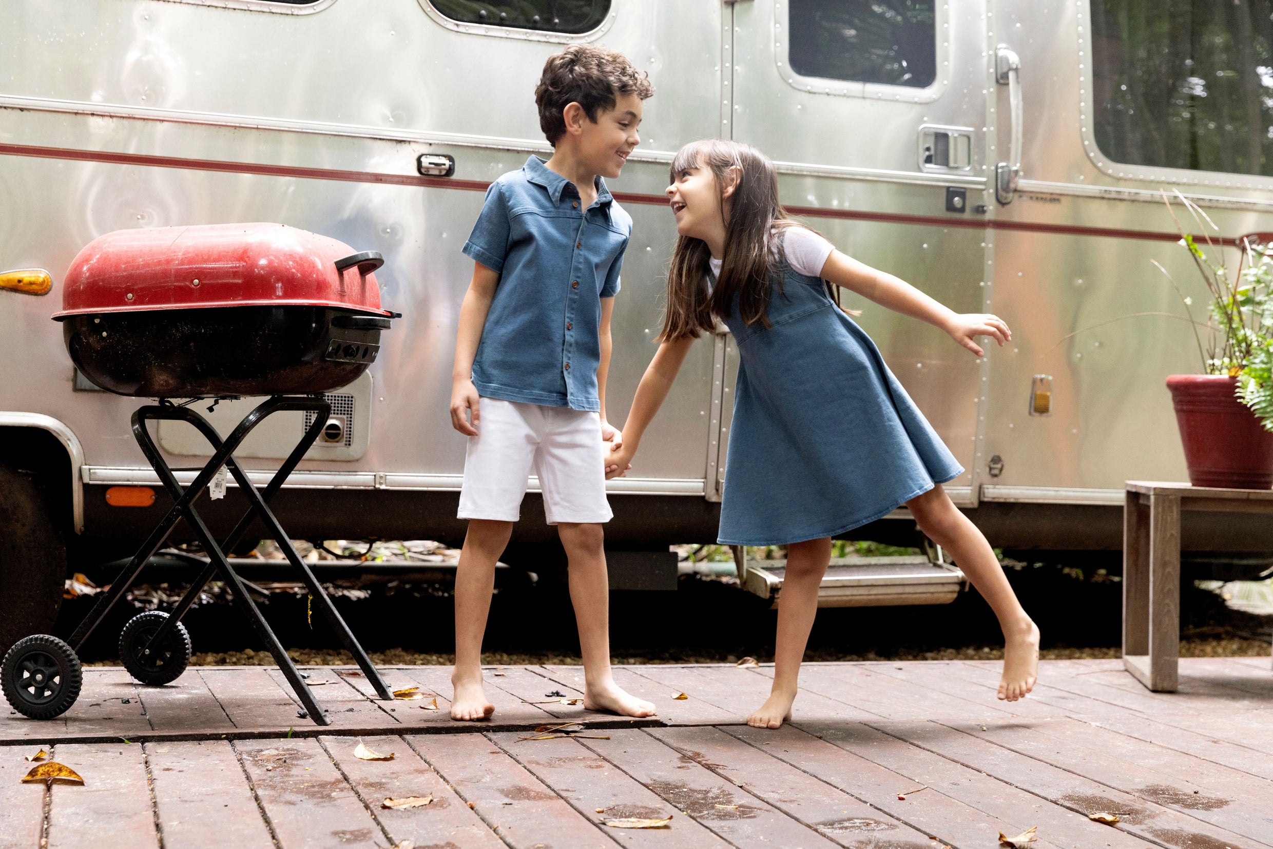 Star Collar Denim Shirt
