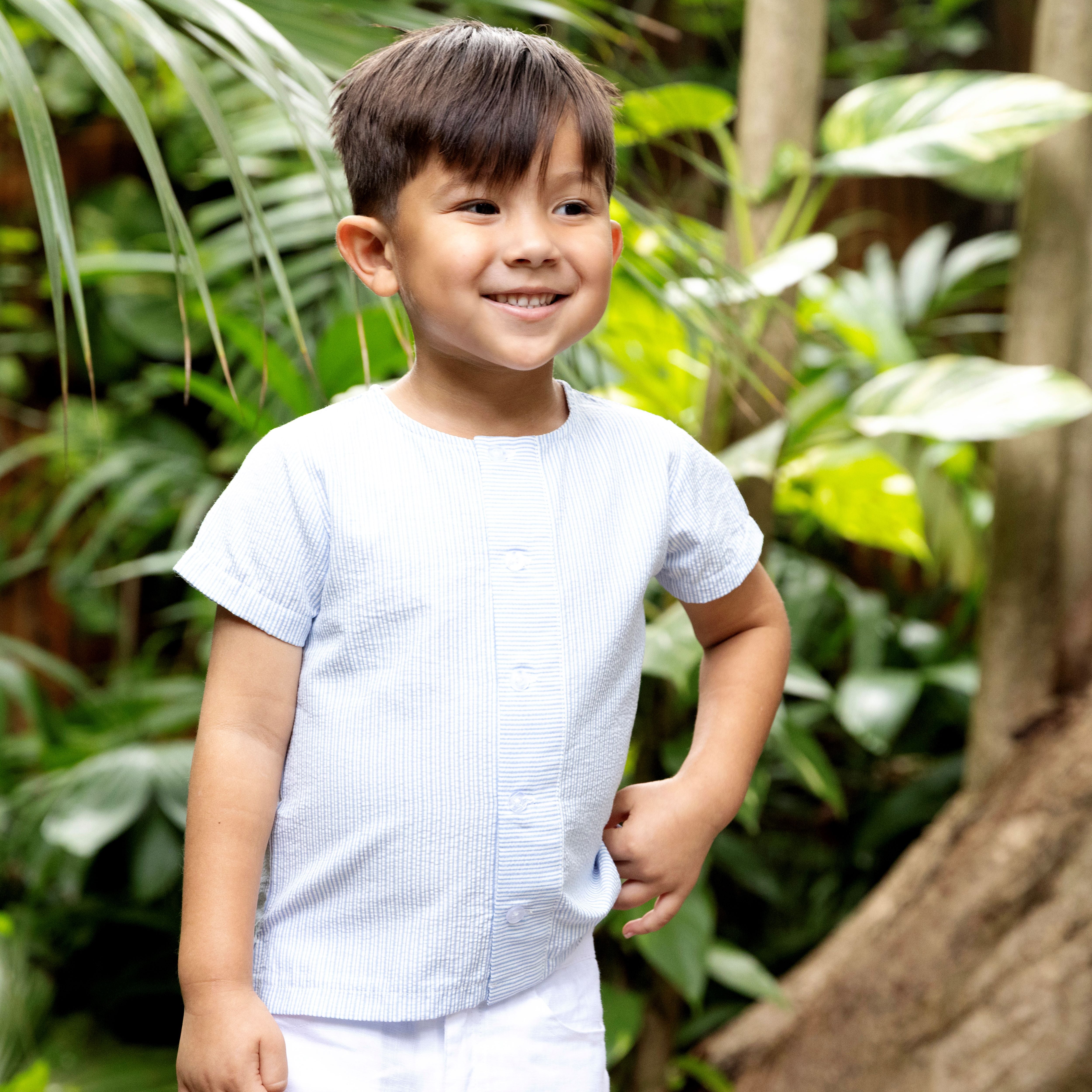 Striped Button Down Shirt