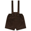 Corduroy Short Overalls