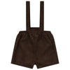 Corduroy Short Overalls