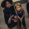 Plaid Mockneck & Overalls Set