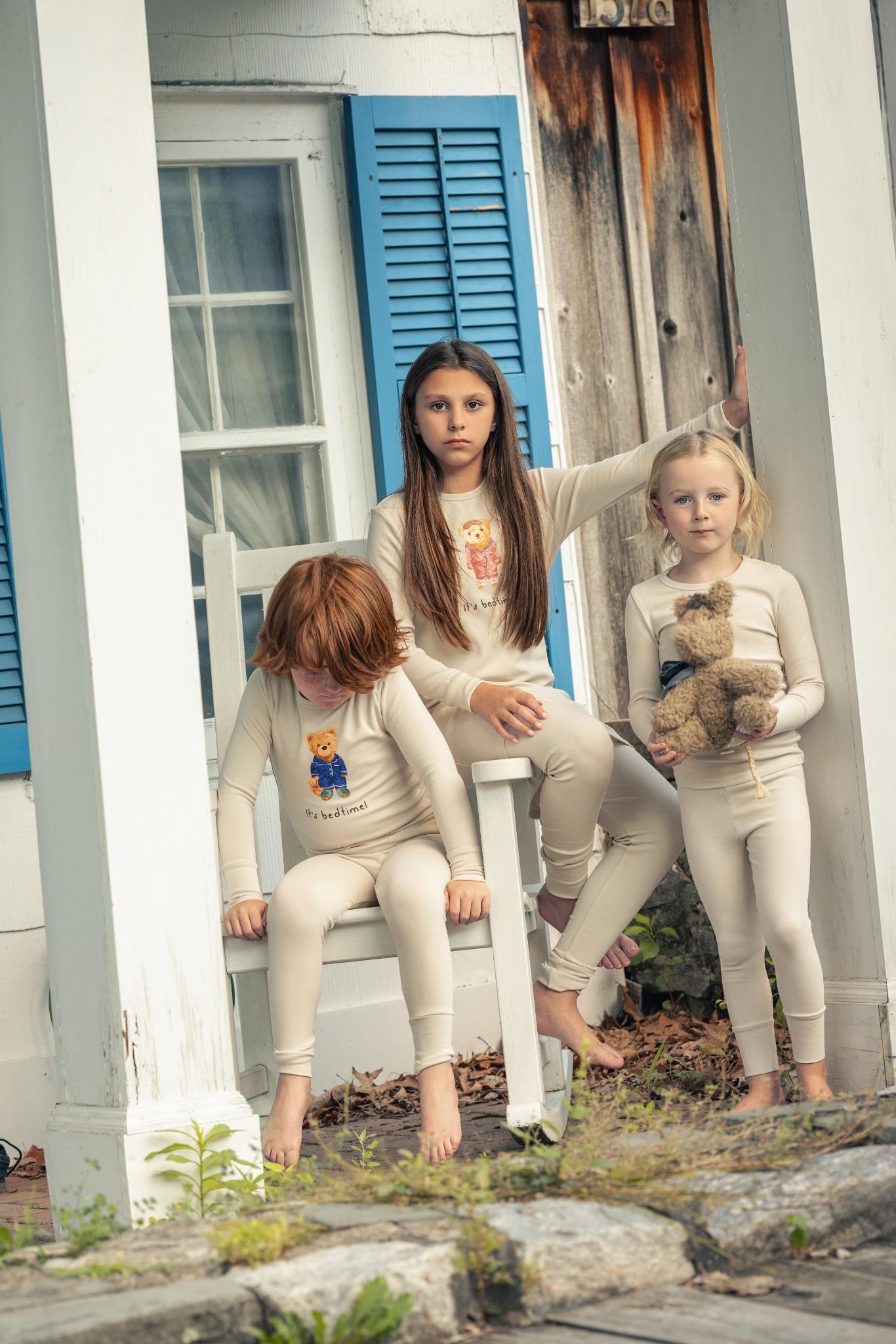 Sleepy Teddy PJ Set