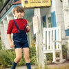 Corduroy Short Overalls