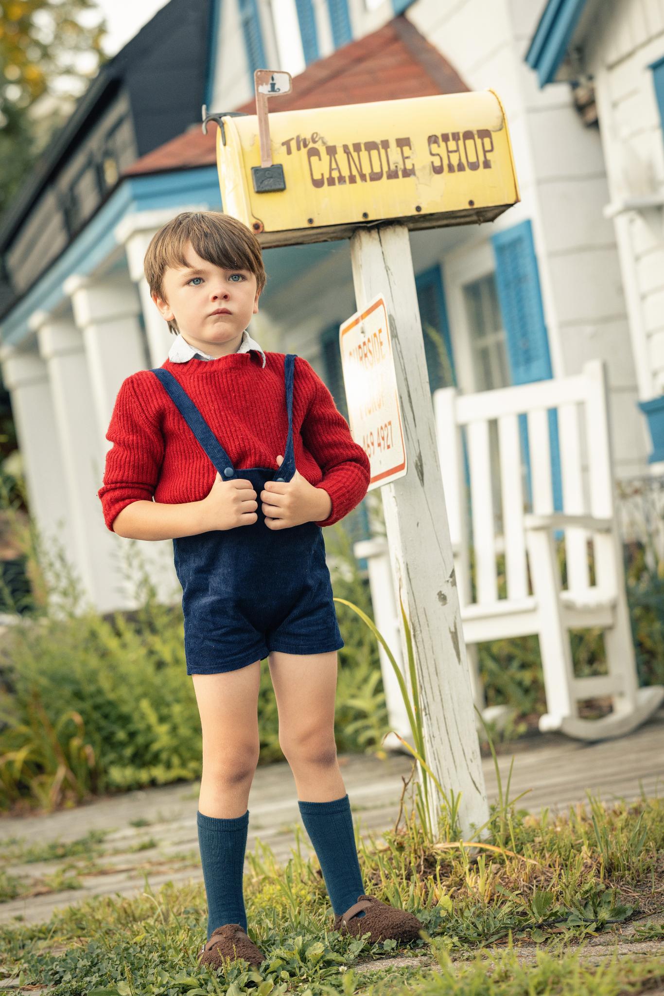 Corduroy Short Overalls