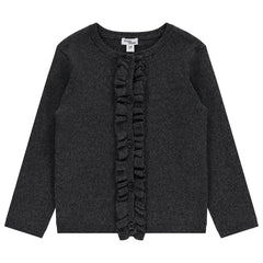 Knit Ruffle Cardigan