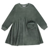 Velour Pocket Dress