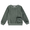 Velour Pocket Sweatshirt