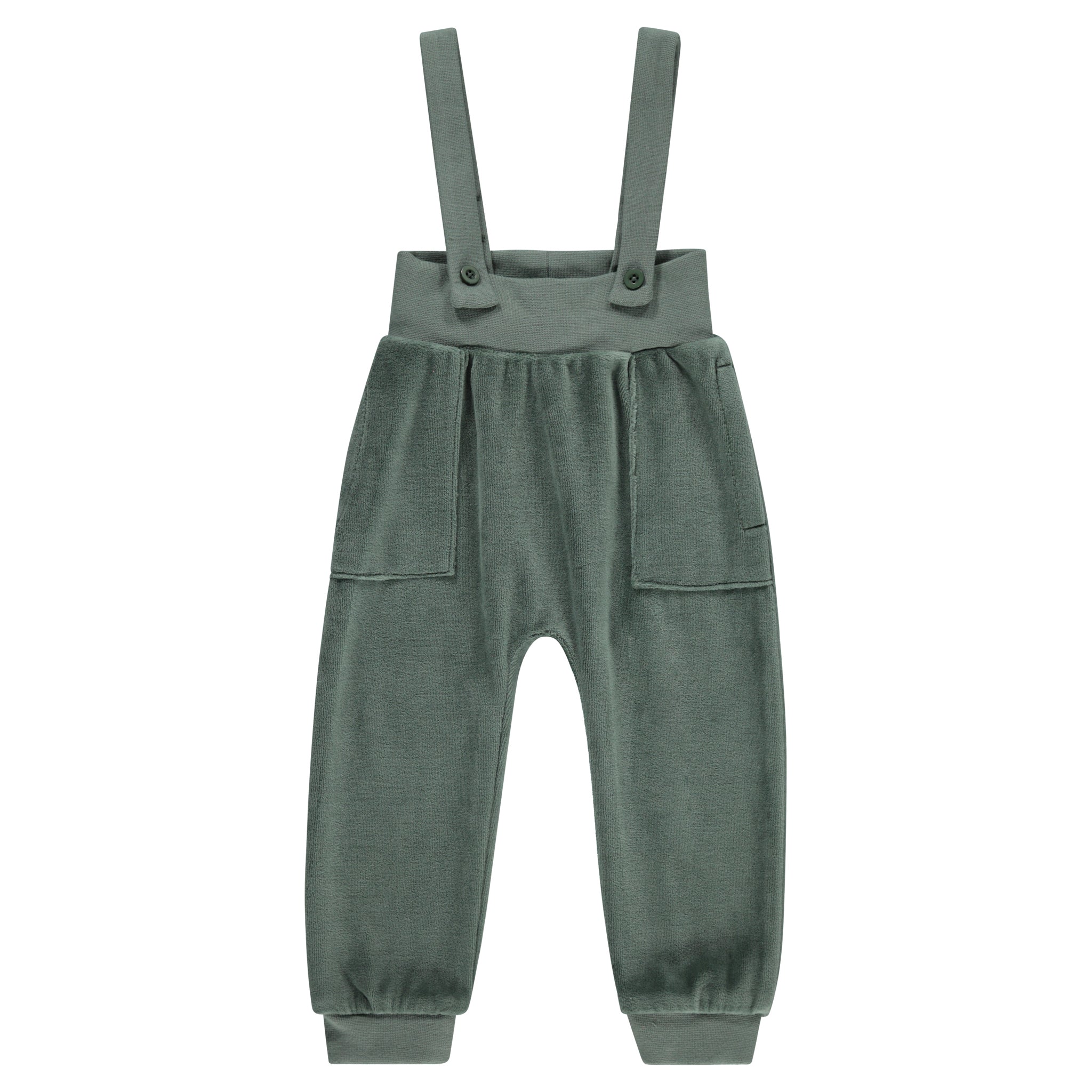 Velour Overalls