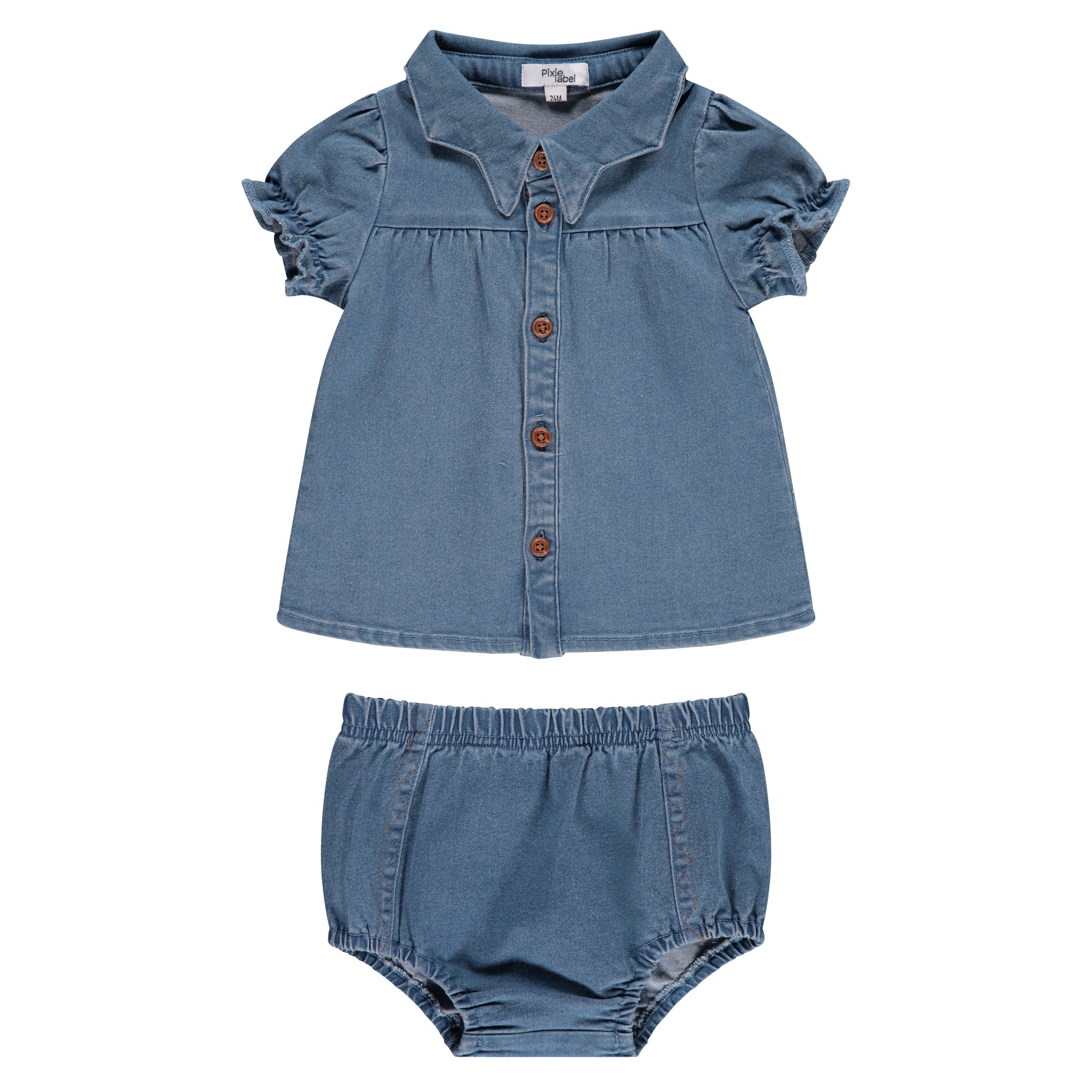 Denim Bloomer Set – Pixie Label