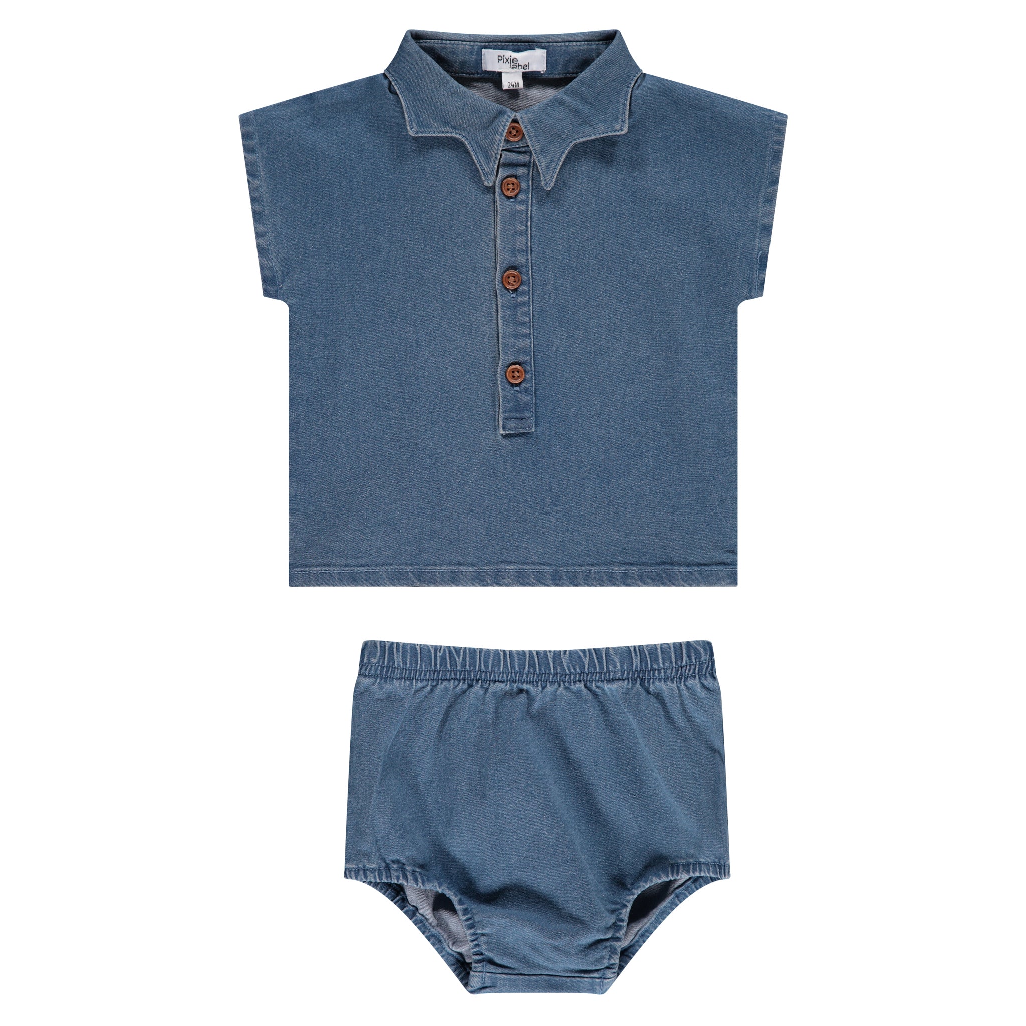 Denim Bloomer Set – Pixie Label