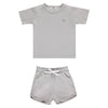 Mineral Wash Tee and Shorts Set
