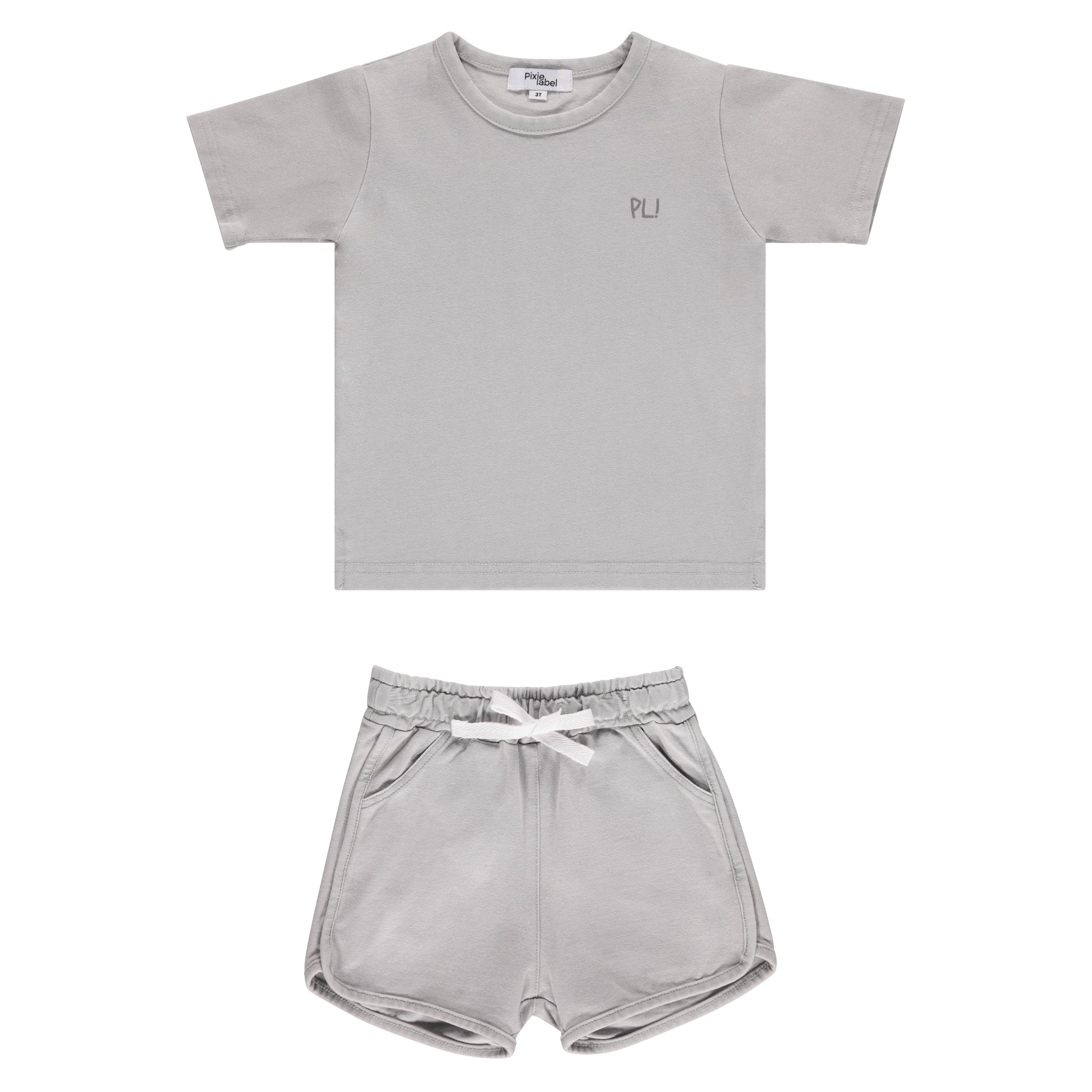 Mineral Wash Tee and Shorts Set