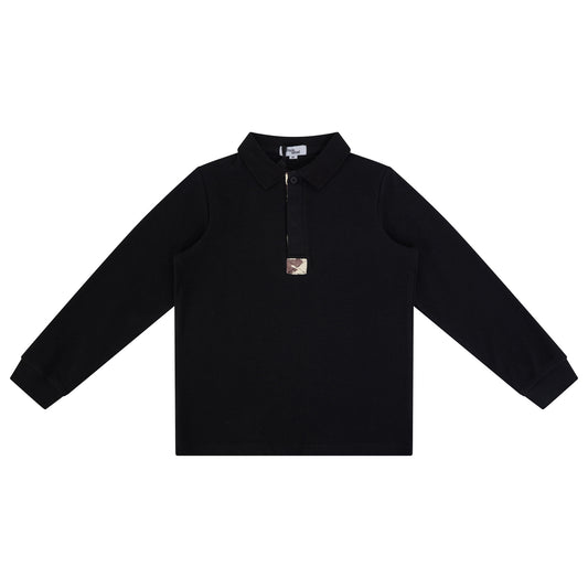 Printed Placket Polo