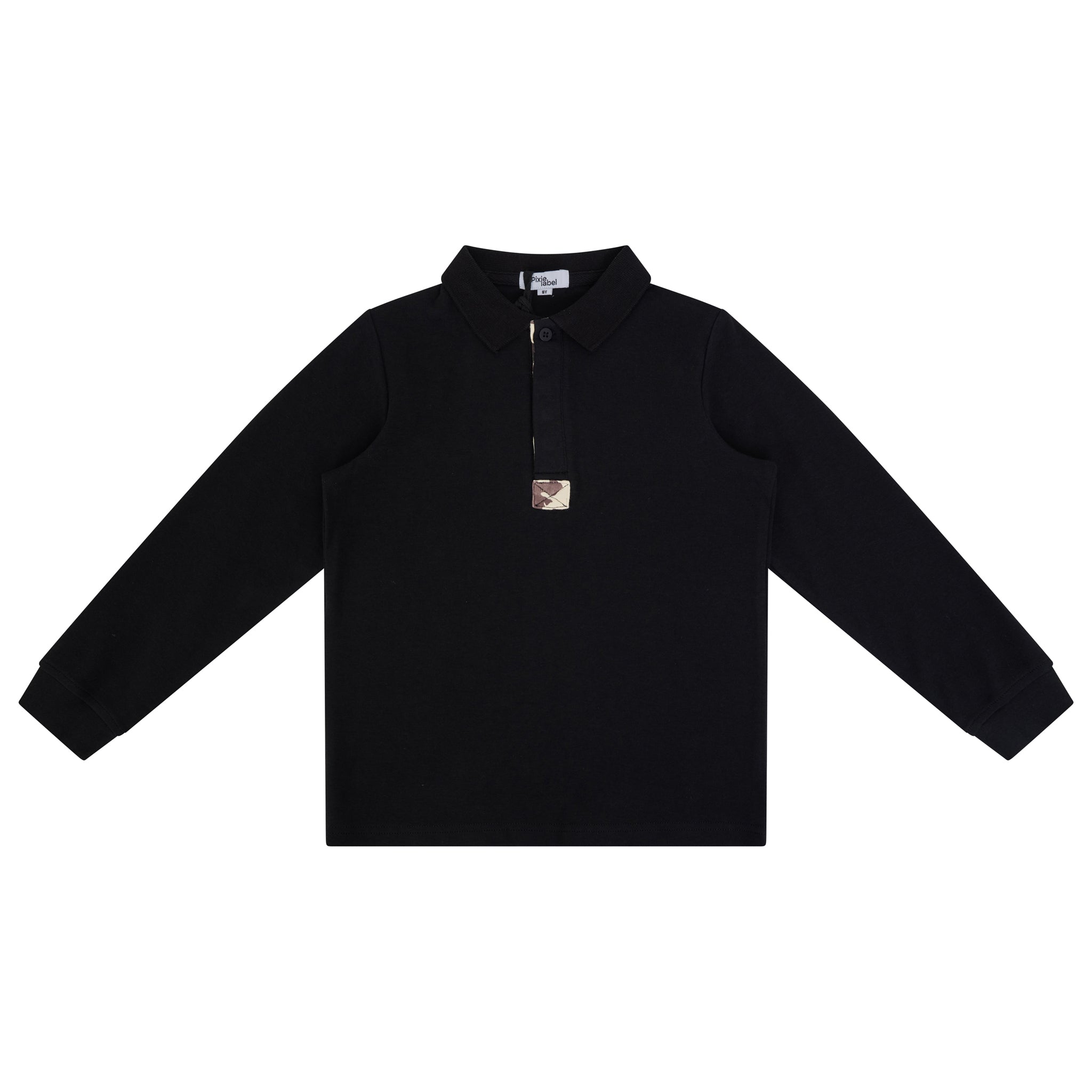 Printed Placket Polo