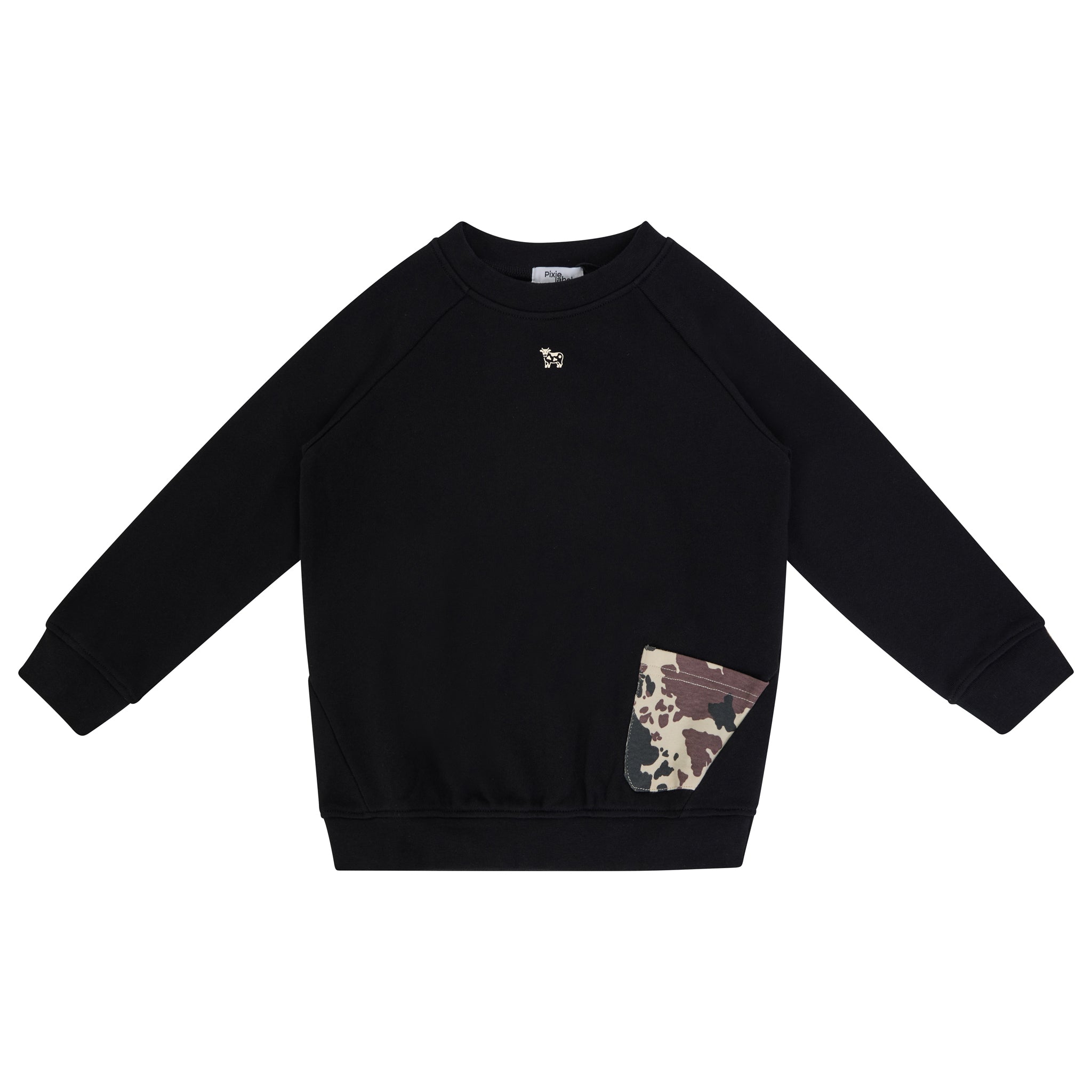 Printed Pocket Sweatshirt