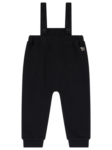 Printed Mockneck & Overalls Set