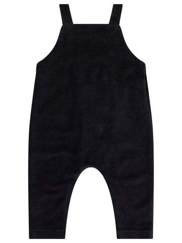 Velour Pinafore Overalls