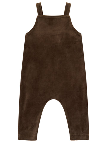 Velour Pinafore Overalls