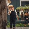 Velour Pinafore Overalls