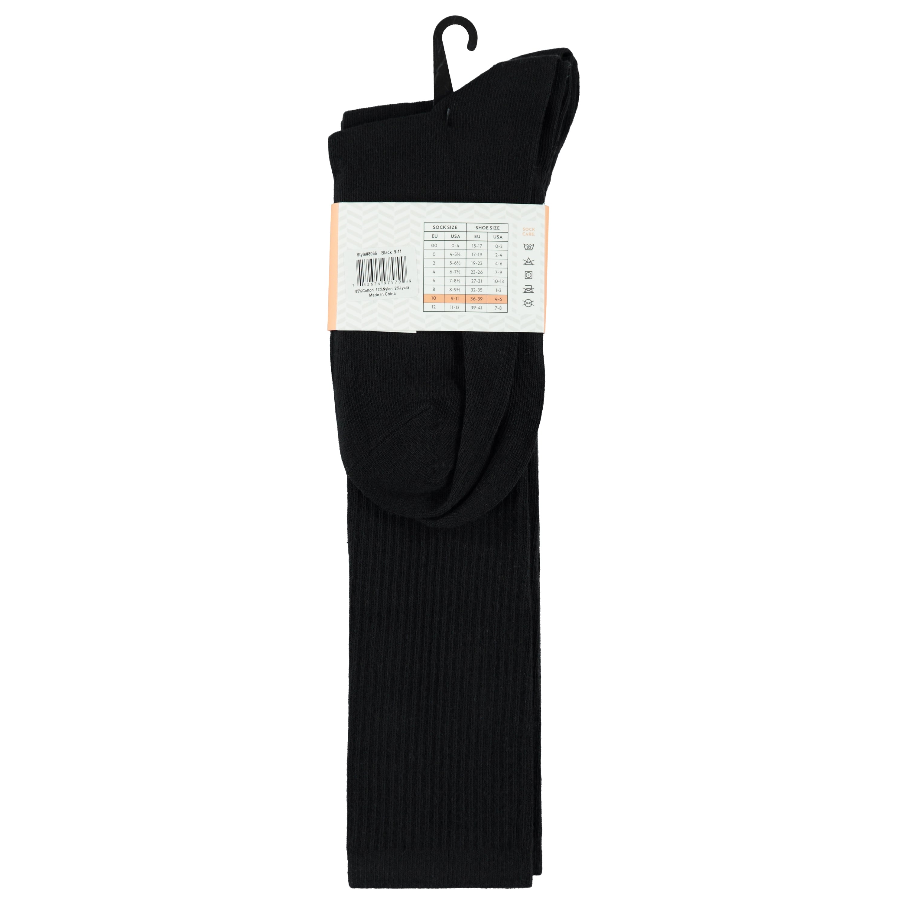 2 Pair Sport Rib Knee Sock