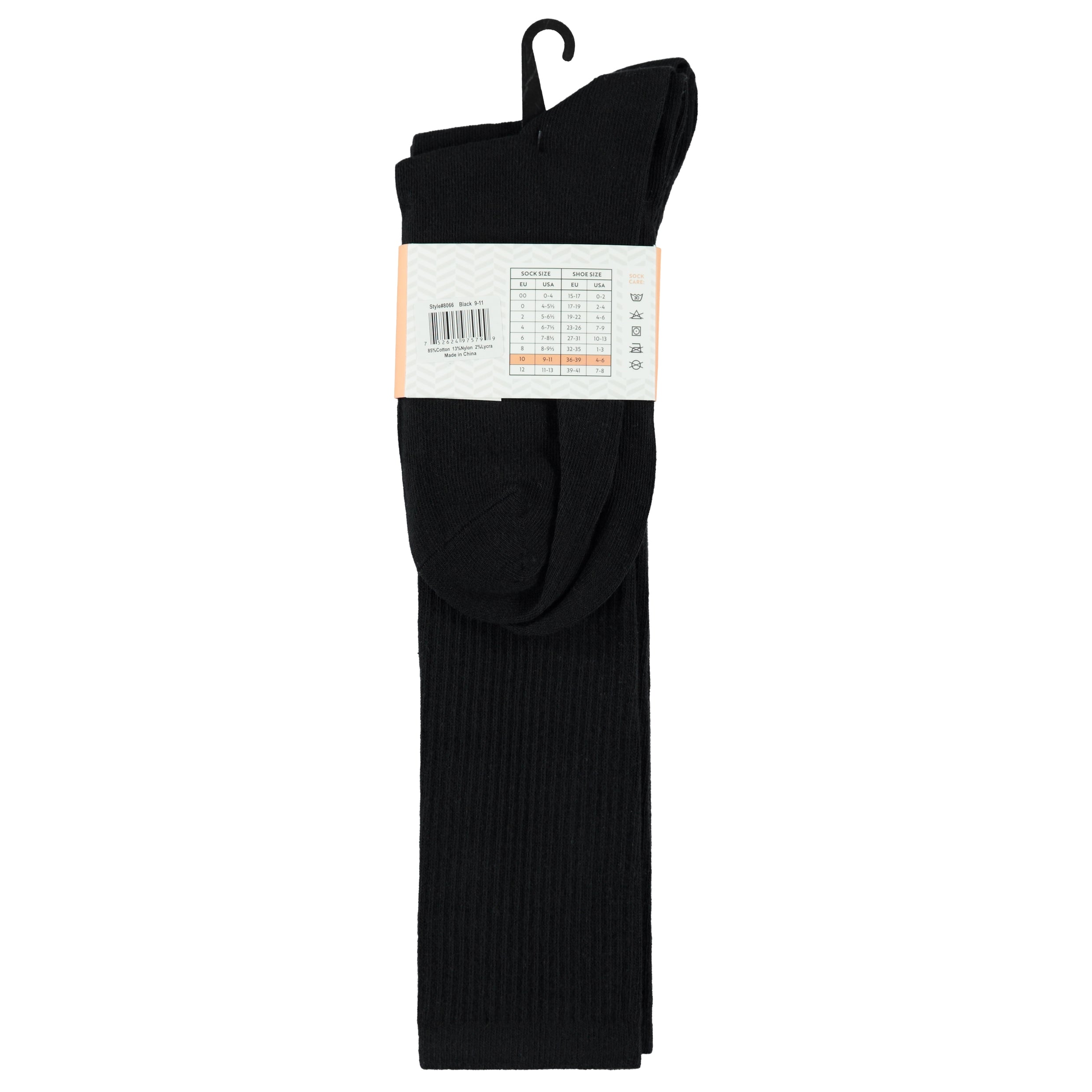 2 Pair Sport Rib Knee Sock