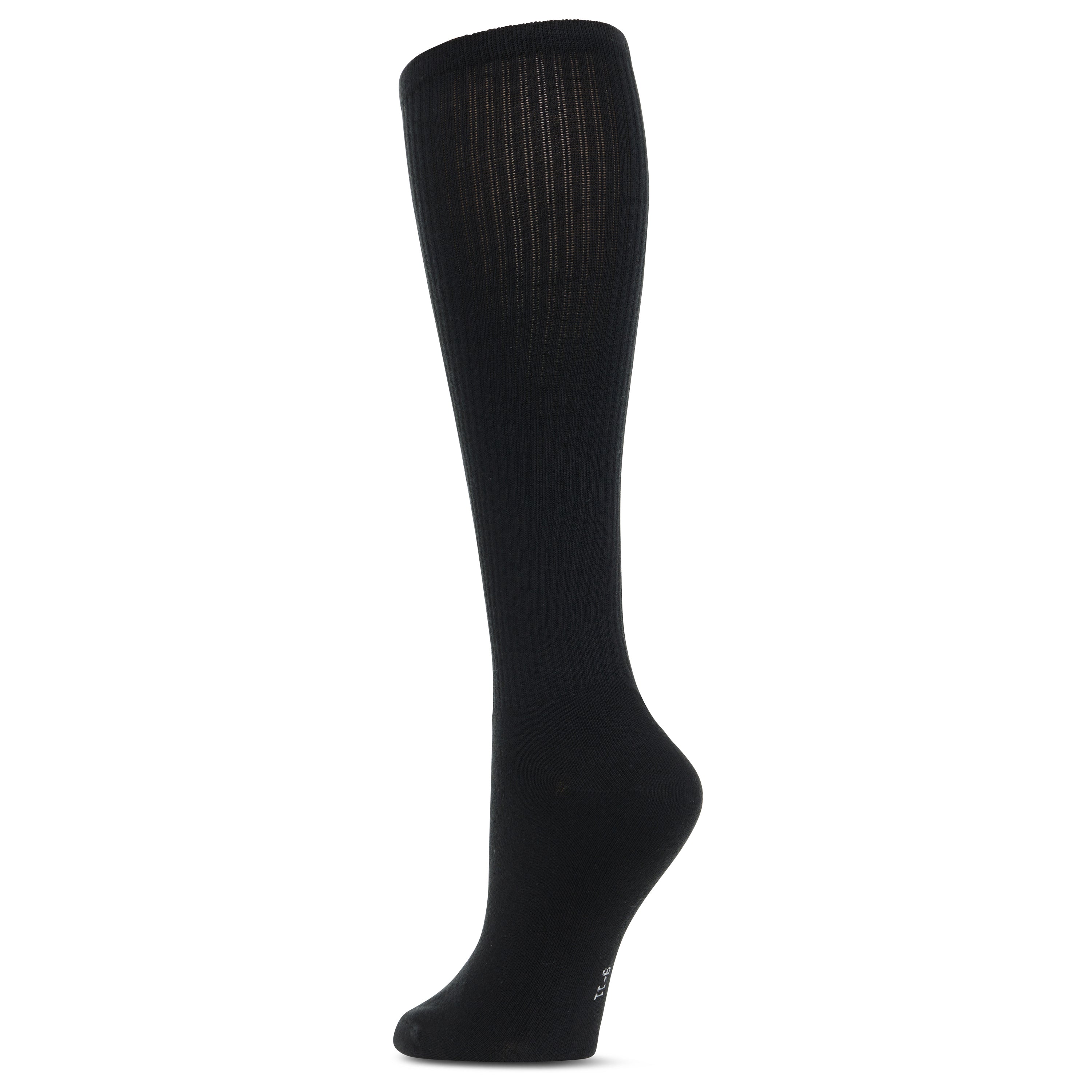 2 Pair Sport Rib Knee Sock