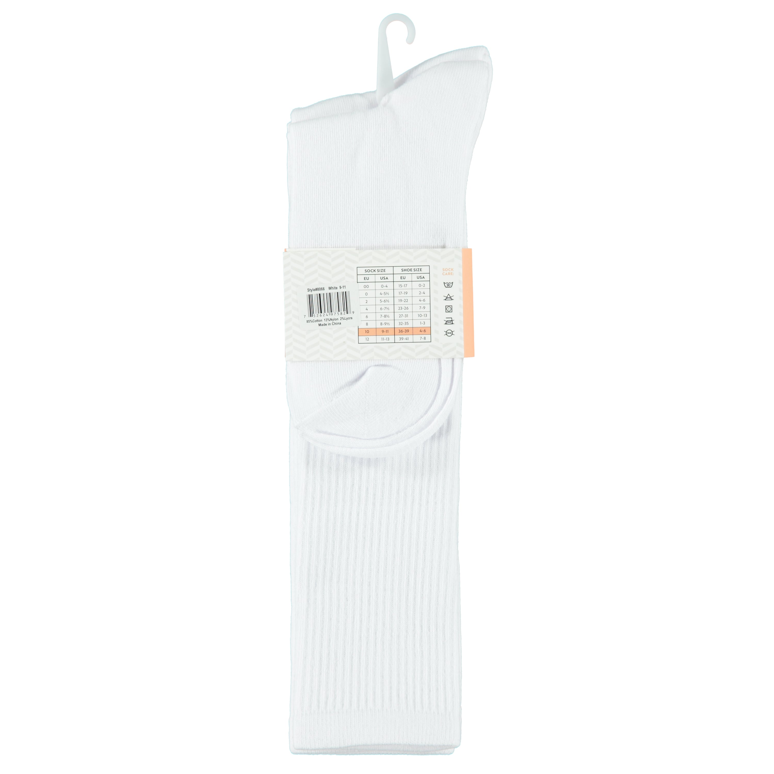 2 Pair Sport Rib Knee Sock