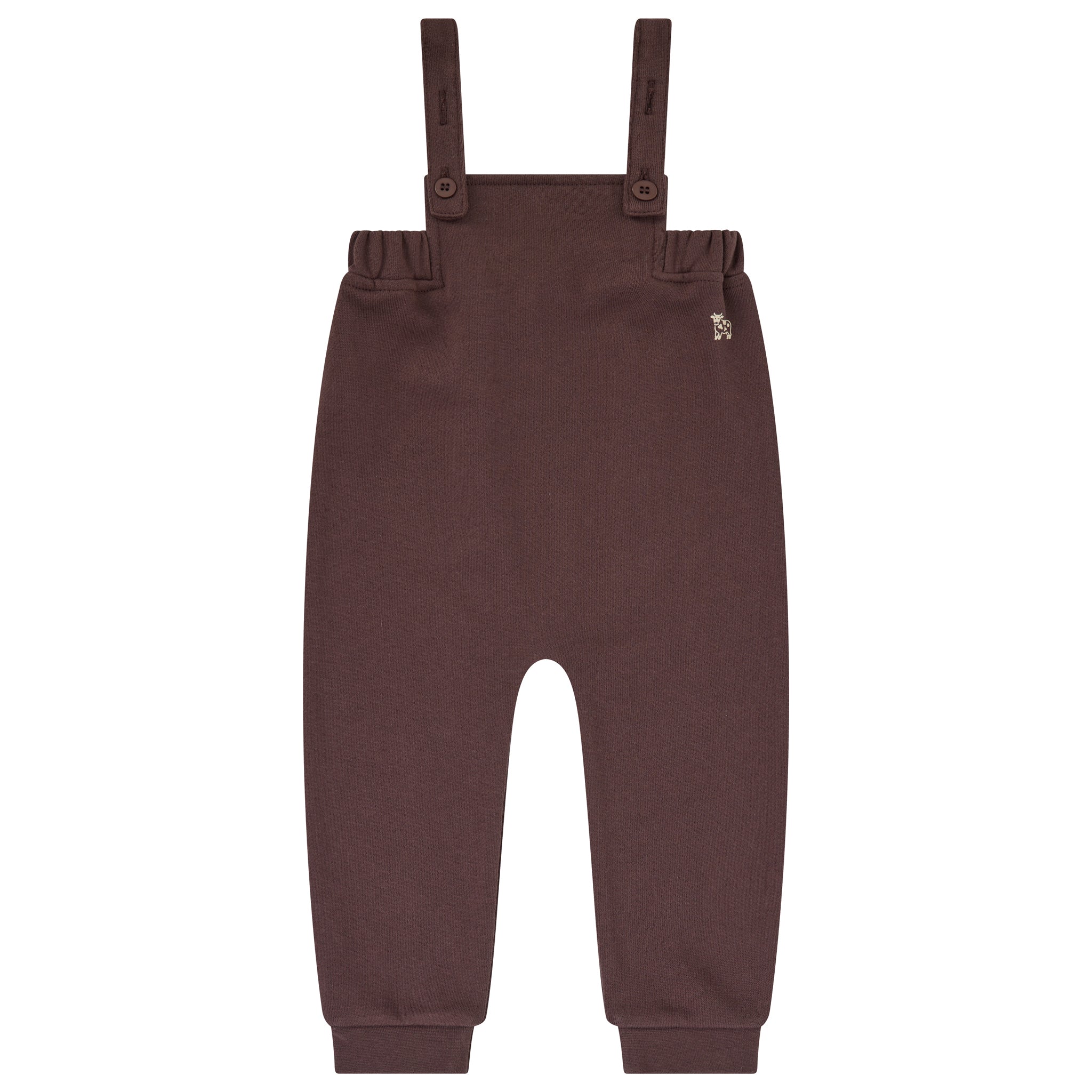 Printed Mockneck & Overalls Set