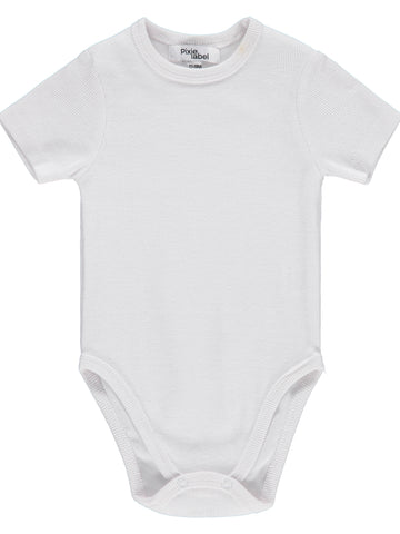 Ribbed Onesie Short Sleeve